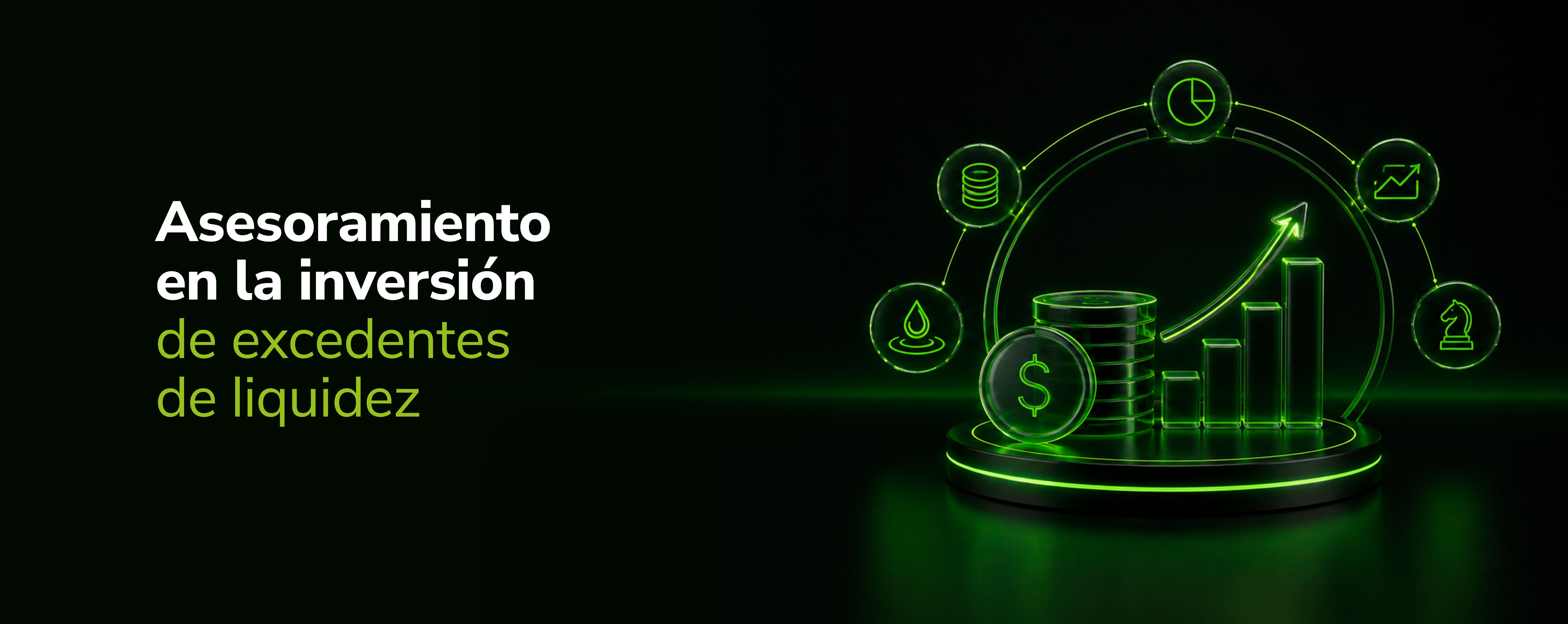 Asesoramiento<br>en la inversión de excedentes<br>de liquidez