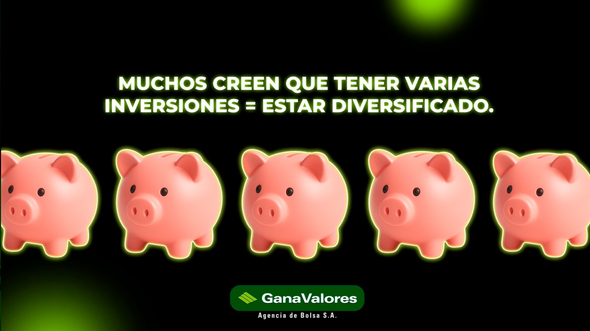 Muchos creen que tener varias inversiones = estar diversificado